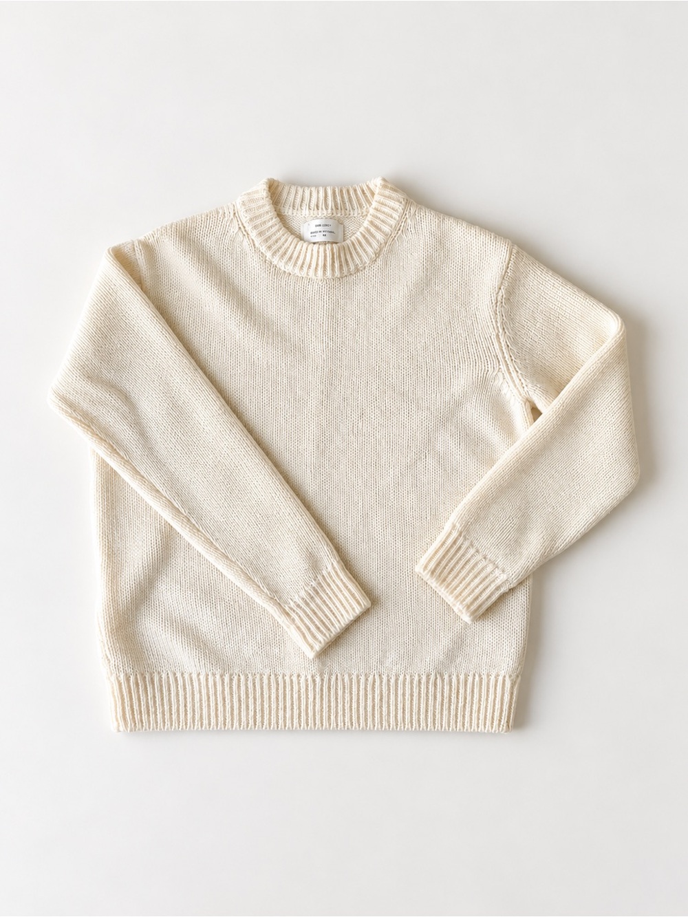 Zara Origins Wool Alpaca Cream Chunky Knit Women’s Sweater